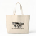 Stencil Letters Tote bags