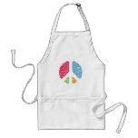 Stencil Peace Apron
