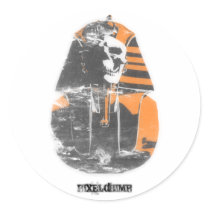 Stencil Spray Pharoah Stickers