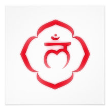 "Stenciled" 1st Chakra - Muladhara Custom Invitations