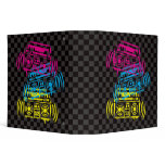 Stenciled Boomboxes Binders