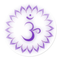 "Stenciled" Crown Chakra - Sahasrara Stickers
