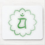 "Stenciled" Heart Chakra - Anahata Mouse Pad