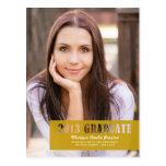 Stenciled Tab Graduation Announcement /Invite postcards