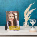 Stenciled Tab Graduation Plaque plaques