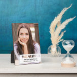 Stenciled Tab Graduation Plaque plaques