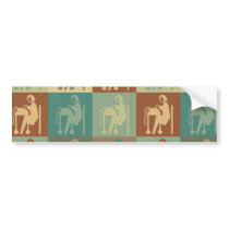 Stenography Pop Art bumper stickers