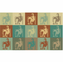 Stenography Pop Art photo sculptures