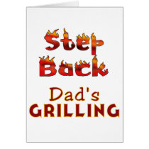 Step Back Dad's Grilling T-shirts and Gifts Cards