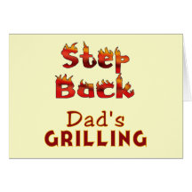 Step Back Dad's Grilling T-shirts and Gifts Card