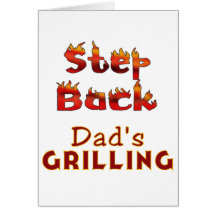 Step Back Dad's Grilling T-shirts and Gifts Cards