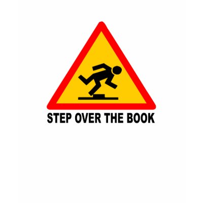 STEP BOOK ROAD SIGN T SHIRT by Sofia_Youshi