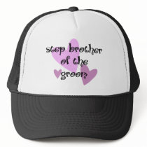 Step Brother of the Groom hats
