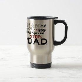 Step Dad Quote Fathers Day 15 Oz Stainless Steel Travel Mug