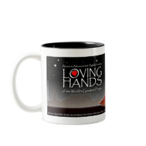 Step-Daughter's Loving Hands Black Mug