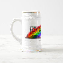 Step-Daughter's Loving Hands Rainbow Stein mugs