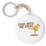 step into my dojo katate fighting design key chains