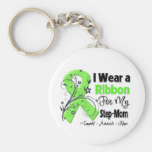 Step-Mom - Lymphoma Ribbon Key Chain