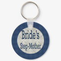 Step-Mother Of The Bride Keychain by weddingpartygifts Step-Mother Of The Bride Keychain