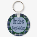 Step-Mother Of The Bride Keychain by weddingpartygifts Step-Mother Of The Bride Keychain