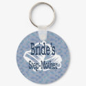 Step-Mother Of The Bride Keychain by weddingpartygifts Step-Mother Of The Bride Keychain