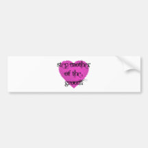 Step Mother of the Groom Bumper Sticker