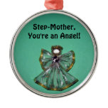 Step-Mother,, You're an Angel! Christmas Tree Ornaments