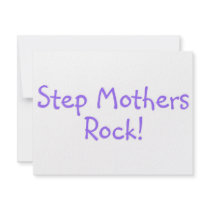 Step Mothers Rock Purple invitations
