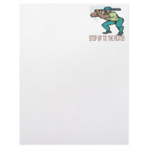 Step Up To The Plate Letterhead Design