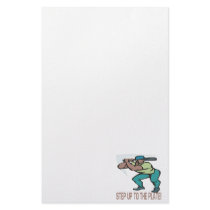 Step Up To The Plate Stationery Paper
