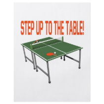 Step Up To The Table Personalized Flyer