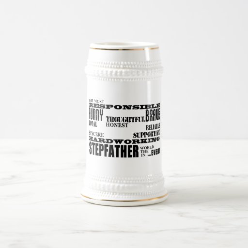 Stepfathers & Stepdads Birthdays Parties Qualities Mugs