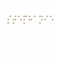 Stephanie in Braille t-shirts