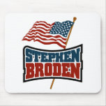 Stephen Broden American Flag Mousepads