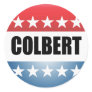 STEPHEN COLBERT ROUND STICKERS