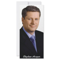 Stephen Harper Personalized Rack Card