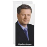 Stephen Harper Personalized Rack Card