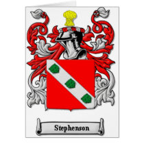 Stephenson Family Coat of Arms cards by riptonp Stephenson Family Coat of Arms cards