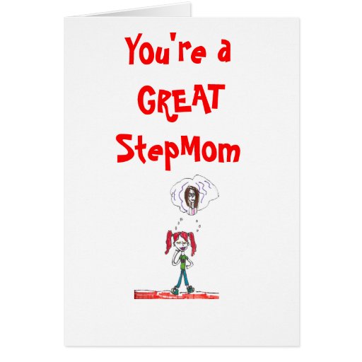 Stepmom Birthday Card Zazzle