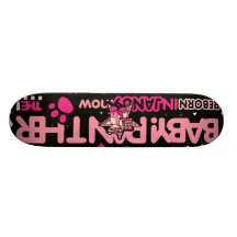 StepPanther_01, StarPanther_01 Skate Board Deck