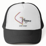 Steppaz Logo white, GOT GOD? hats