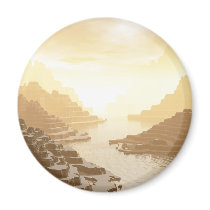 Stepped Mountains #2 magnets