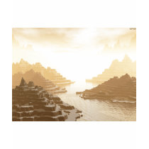 Stepped Mountains #2 t-shirts