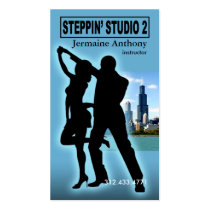 Steppin' Chicago Style Urban Dance Instructor business cards