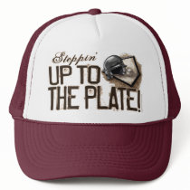 Steppin' Up To The Plate! Hat by fantasybaseball Steppin' Up To The Plate! Hat
