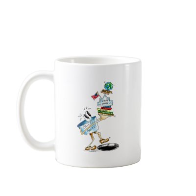 Stepping into Black Hole mugs