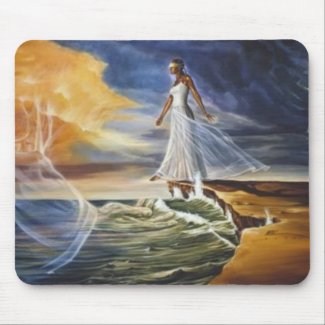 Stepping Out On Faith (for women) Mouse Mats