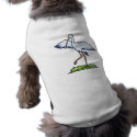 Steppy Stork pet clothing by BisforBirds Steppy Stork pet clothing