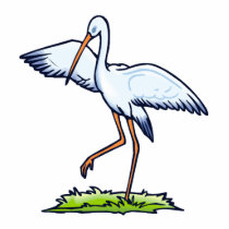 Steppy Stork photo sculptures
