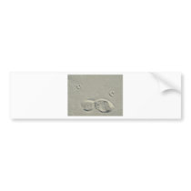 Steps in the sand bumper stickers